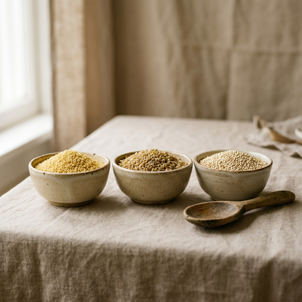 Couscous, Bulgur & Quinoa
