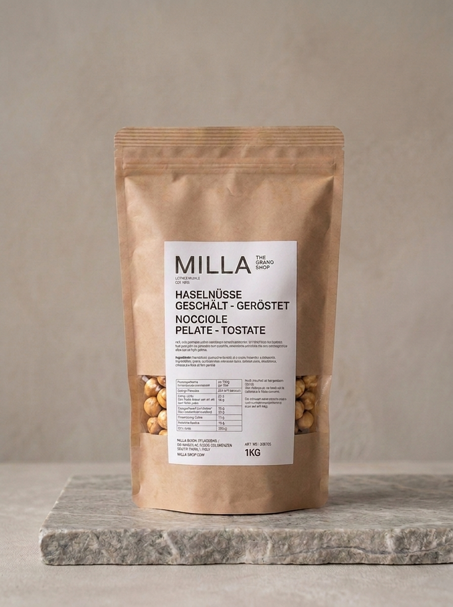 MILLA Haselnüsse geschält geröstet 1 kg
