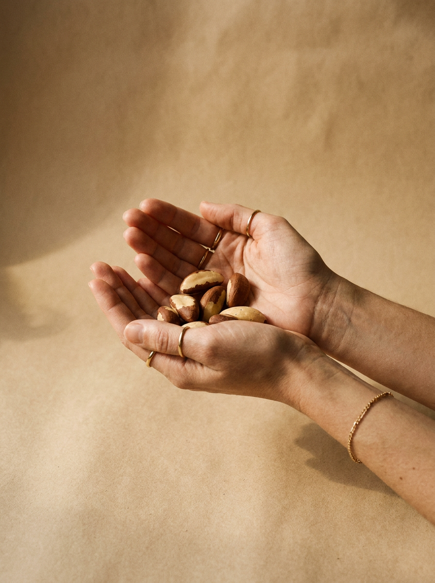 Paranusskerne Bio in der Hand – editorial