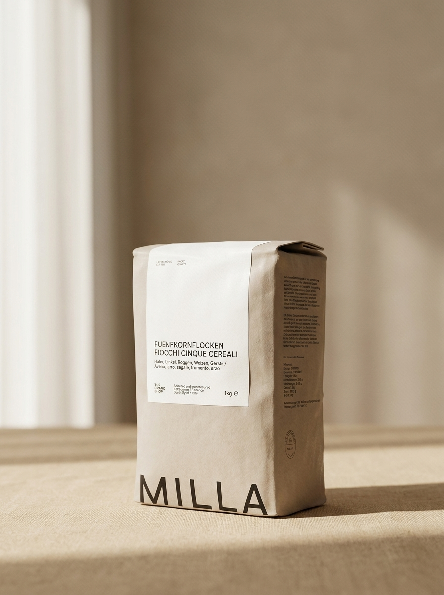 MILLA Fünfkornflocken 1 kg Papierbeutel