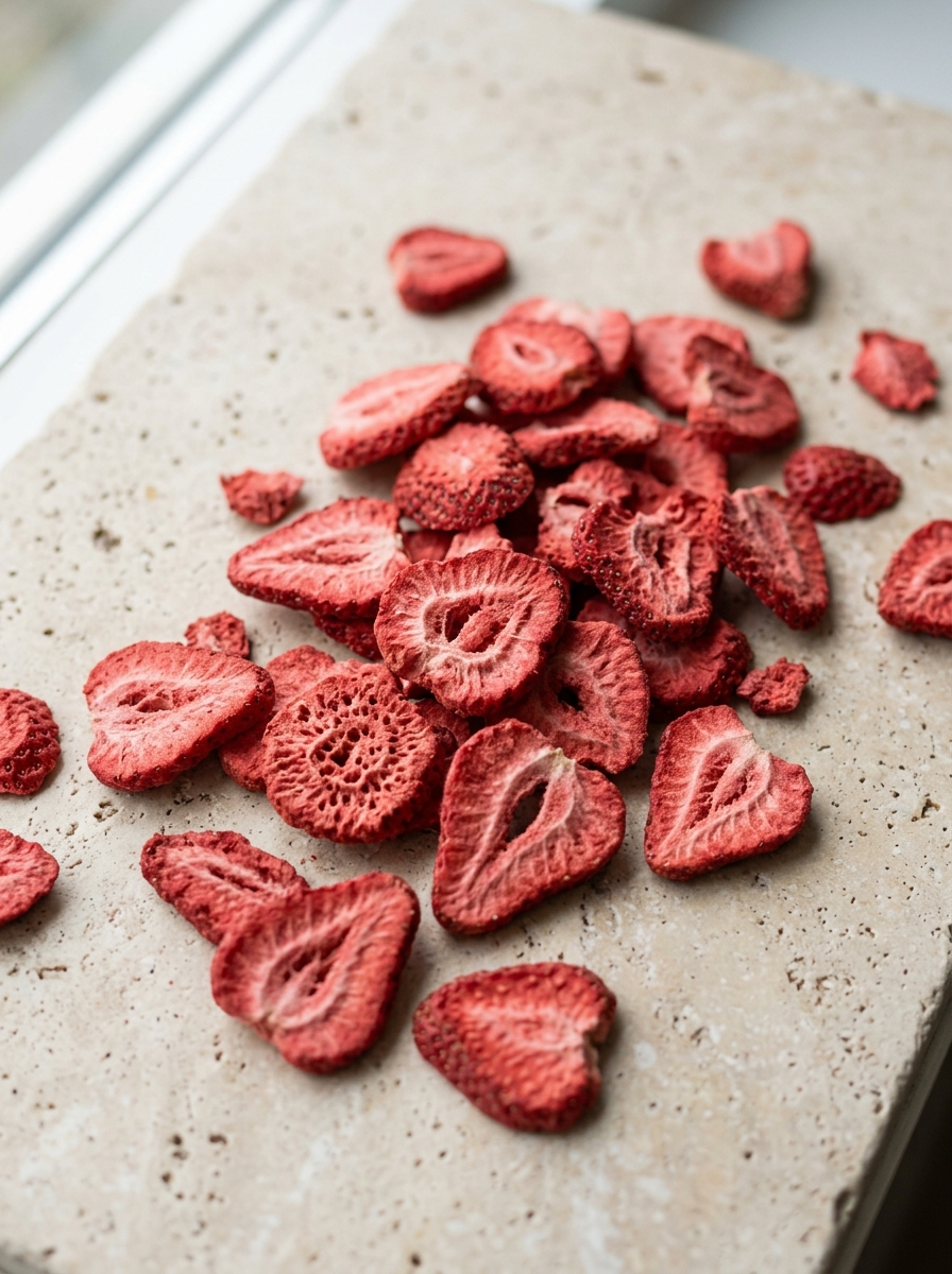 MILLA Erdbeeren gefriergetrocknet 200 g – Detail