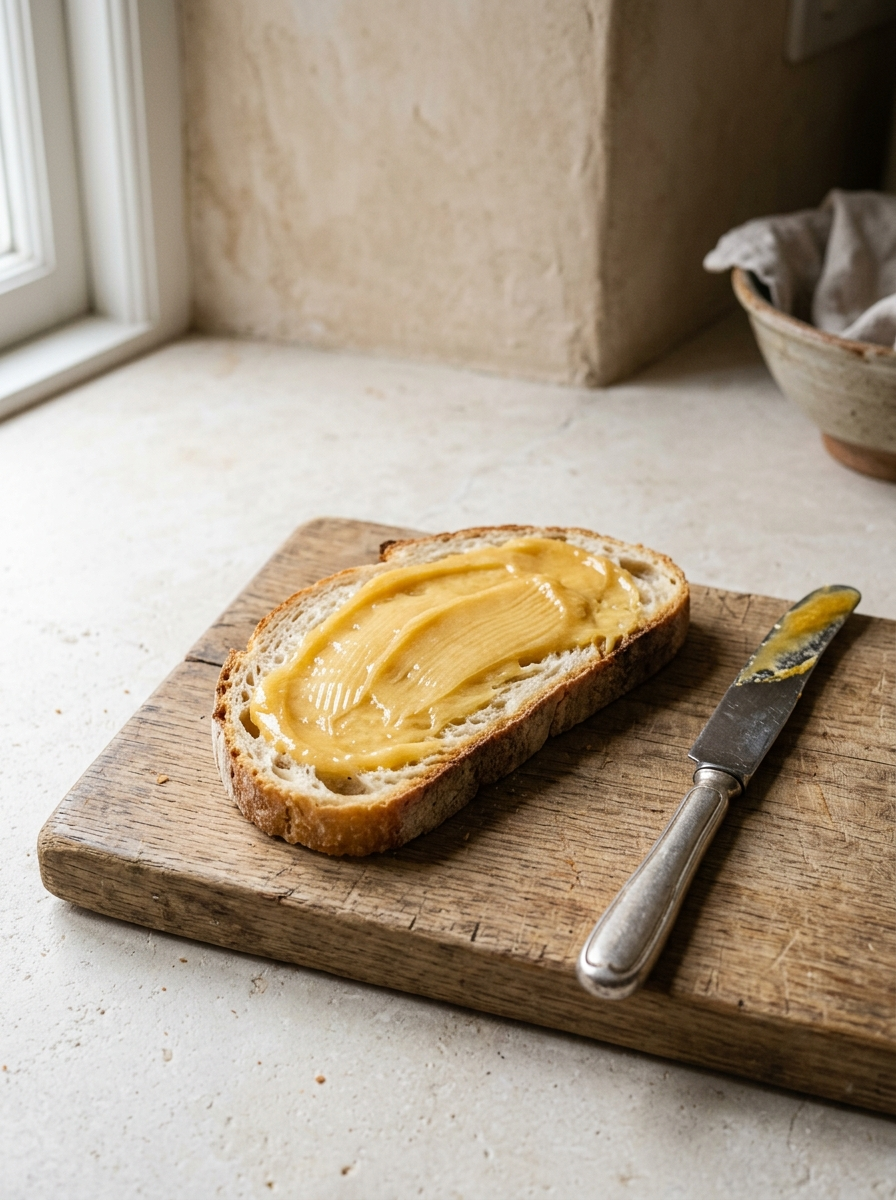 MILLA Cremhonig 500 g – aufs Brot gestrichen