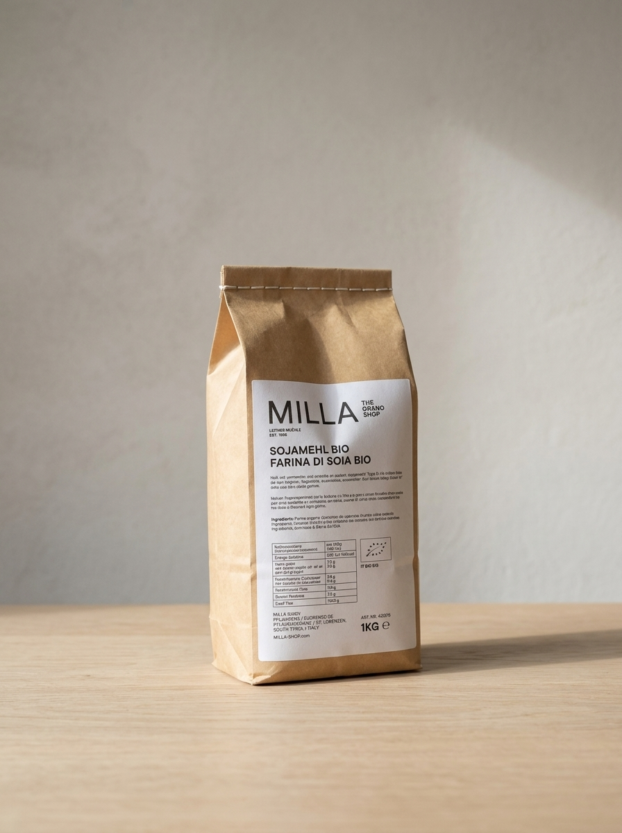 MILLA Sojamehl Bio 1 kg Papierbeutel