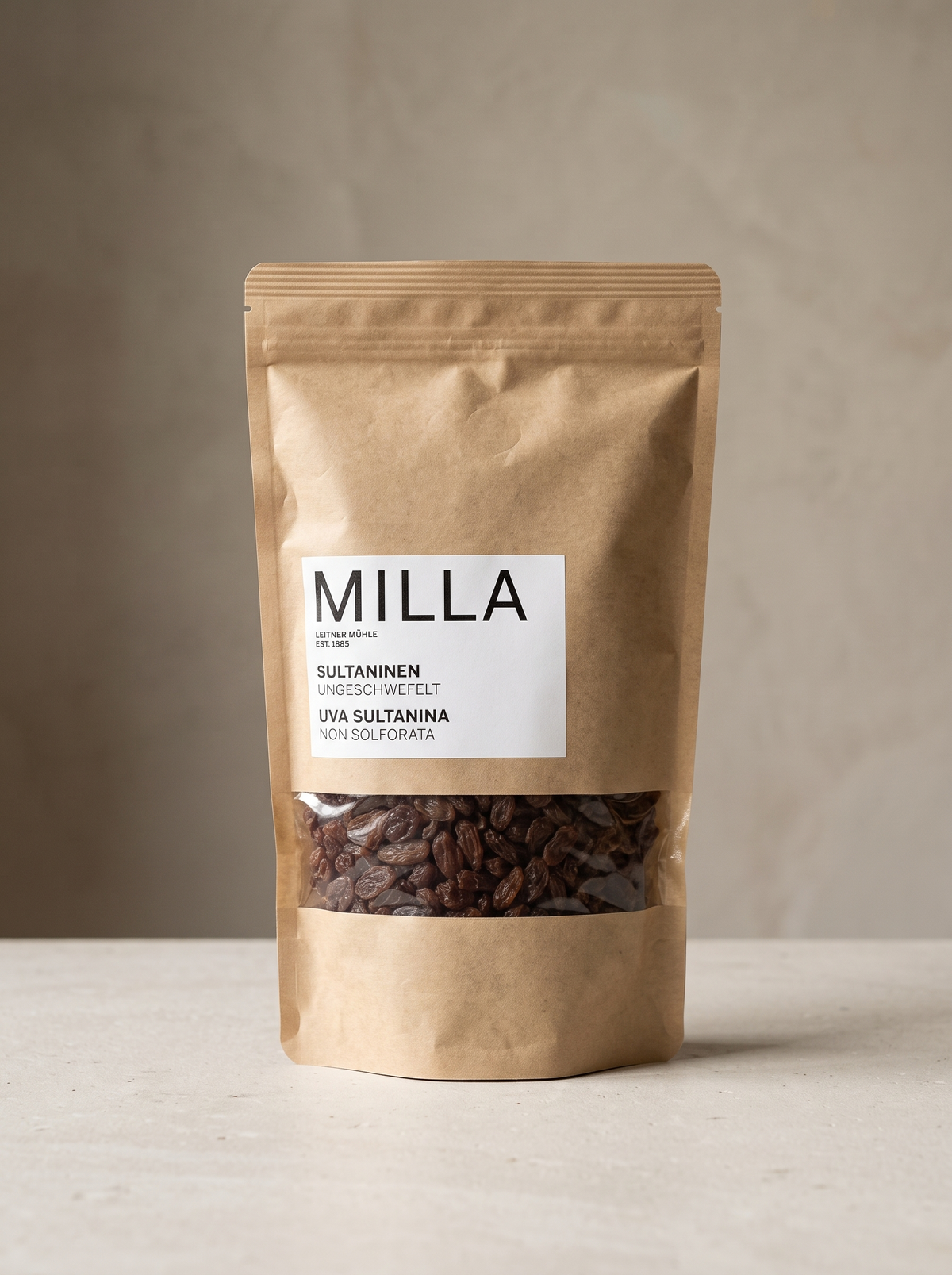 MILLA Sultaninen ungeschwefelt 500 g Doypack