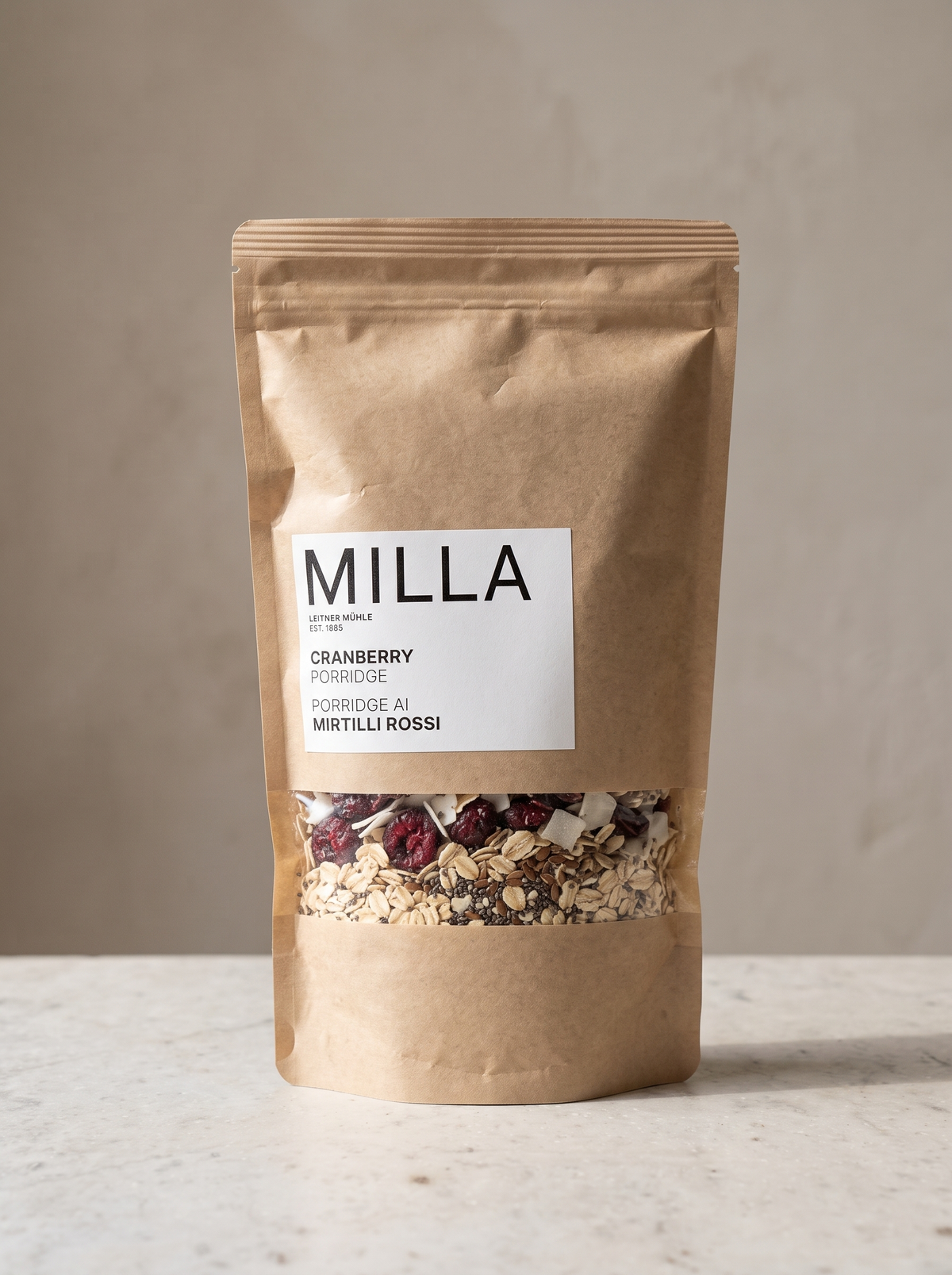 MILLA Cranberry Porridge 500 g Doypack