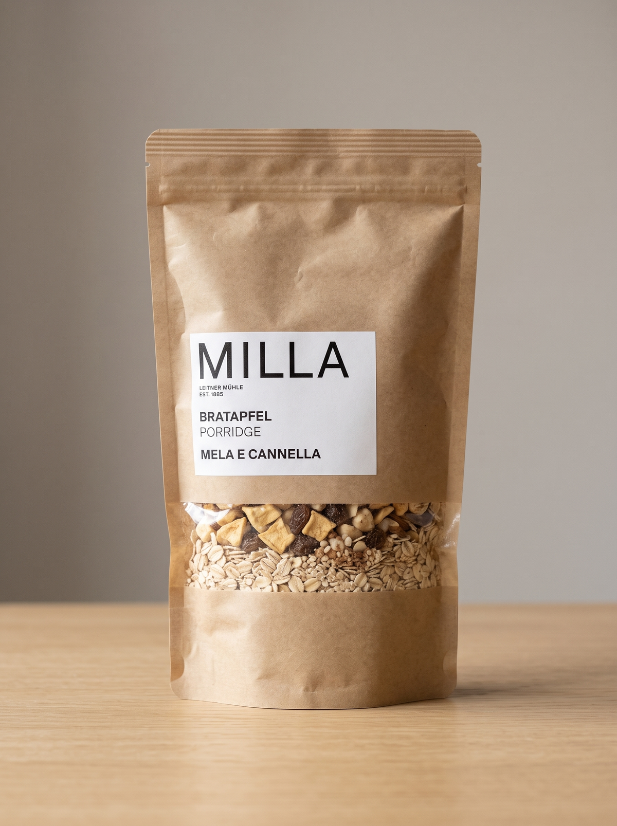 MILLA Bratapfel Porridge 500 g Doypack