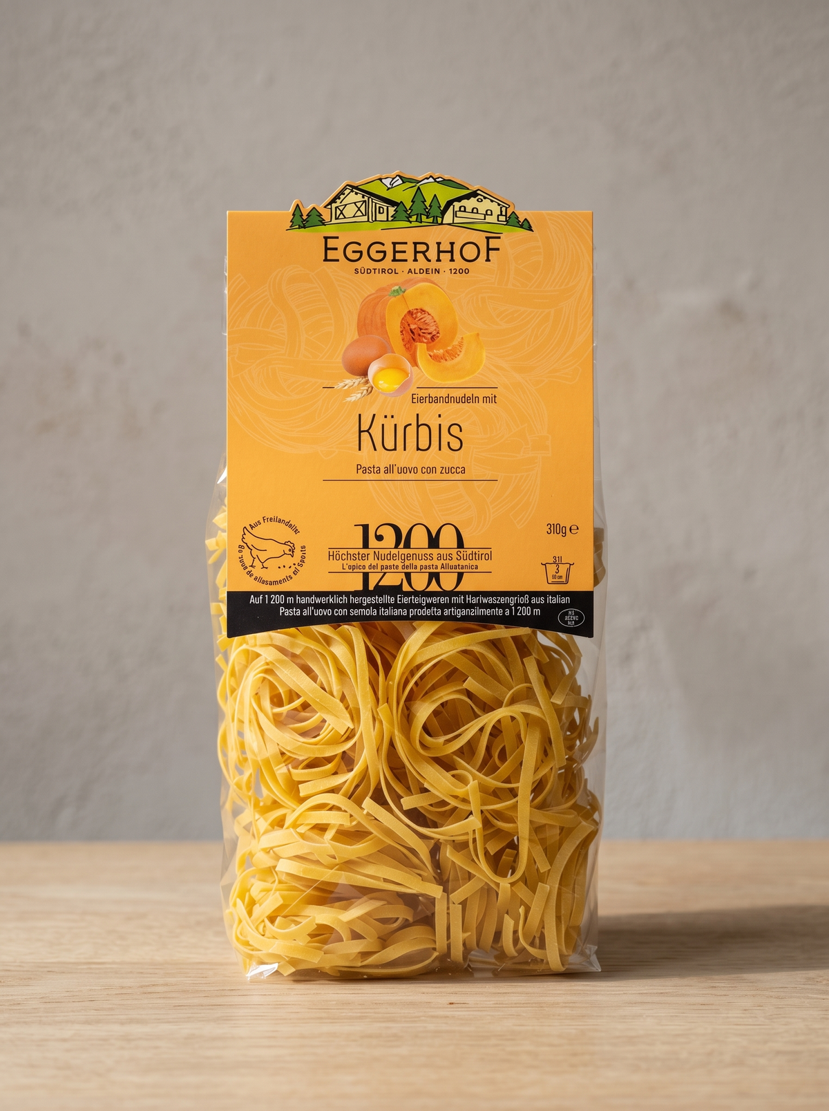 Eierbandnudeln Kürbis Eggerhof 310 g