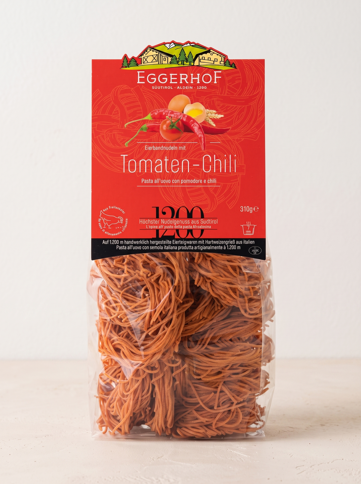 Eierbandnudeln Tomaten-Chili Eggerhof 310 g