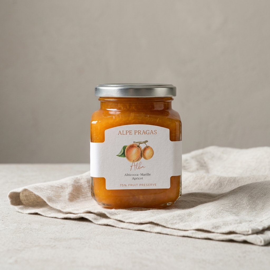 Fruchtaufstrich Marille 75 % 335 g Alpe Pragas