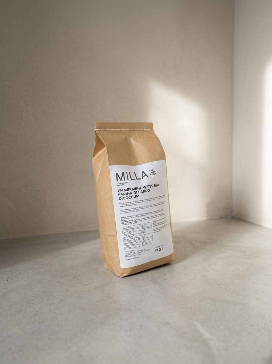 Emmermehl weiß Bio 1 kg MILLA