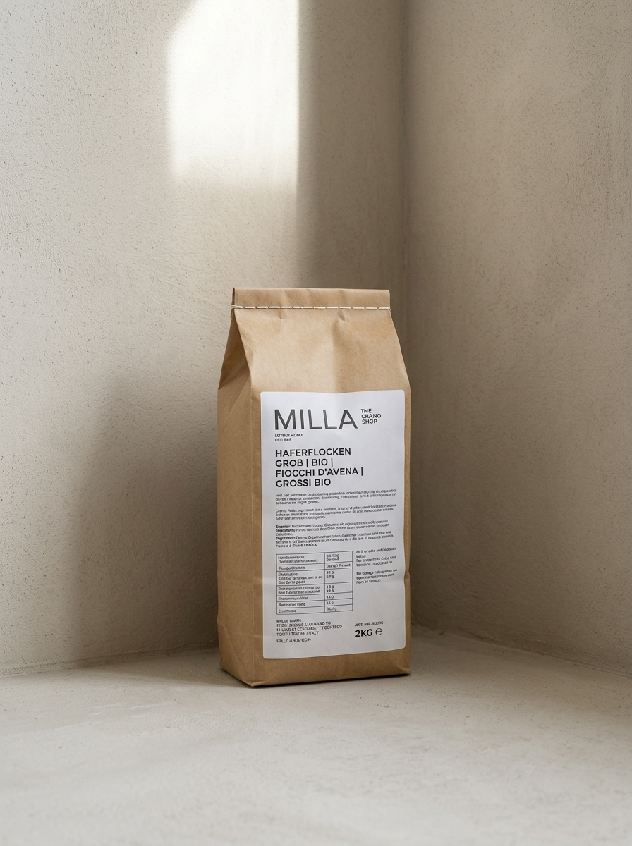 Haferflocken grob Bio 2 kg MILLA