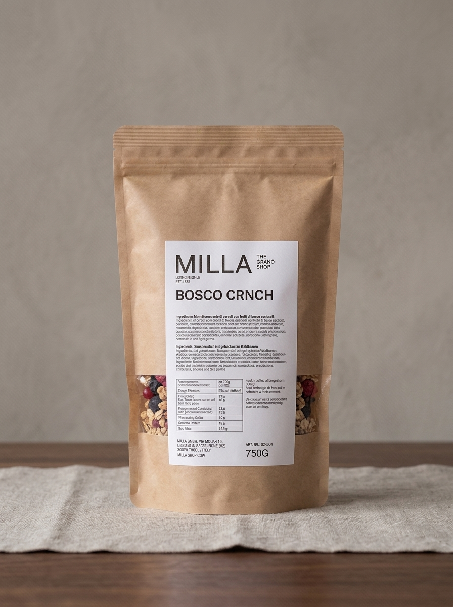 Bosco Crnch 750 g - MILLA Standbodenbeutel
