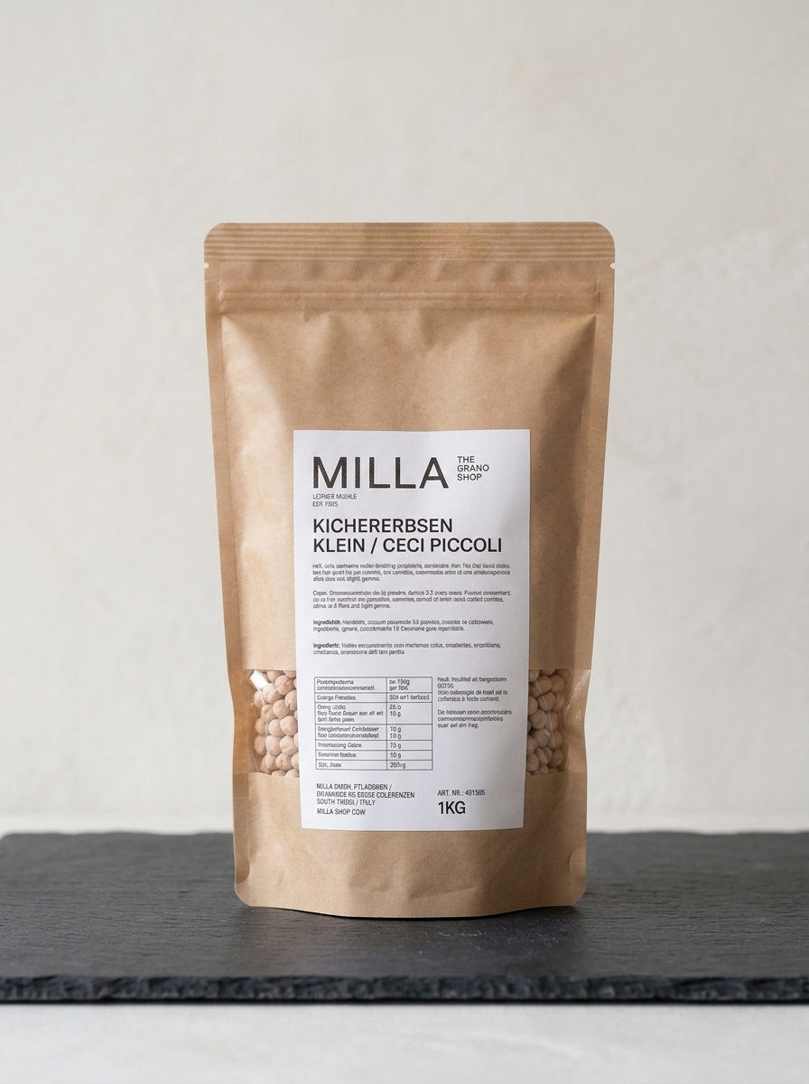 Kichererbsen klein 1 kg - MILLA Standbodenbeutel