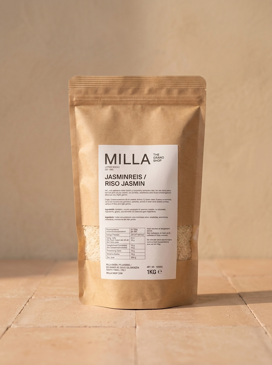 Jasminreis 1 kg - MILLA Standbodenbeutel