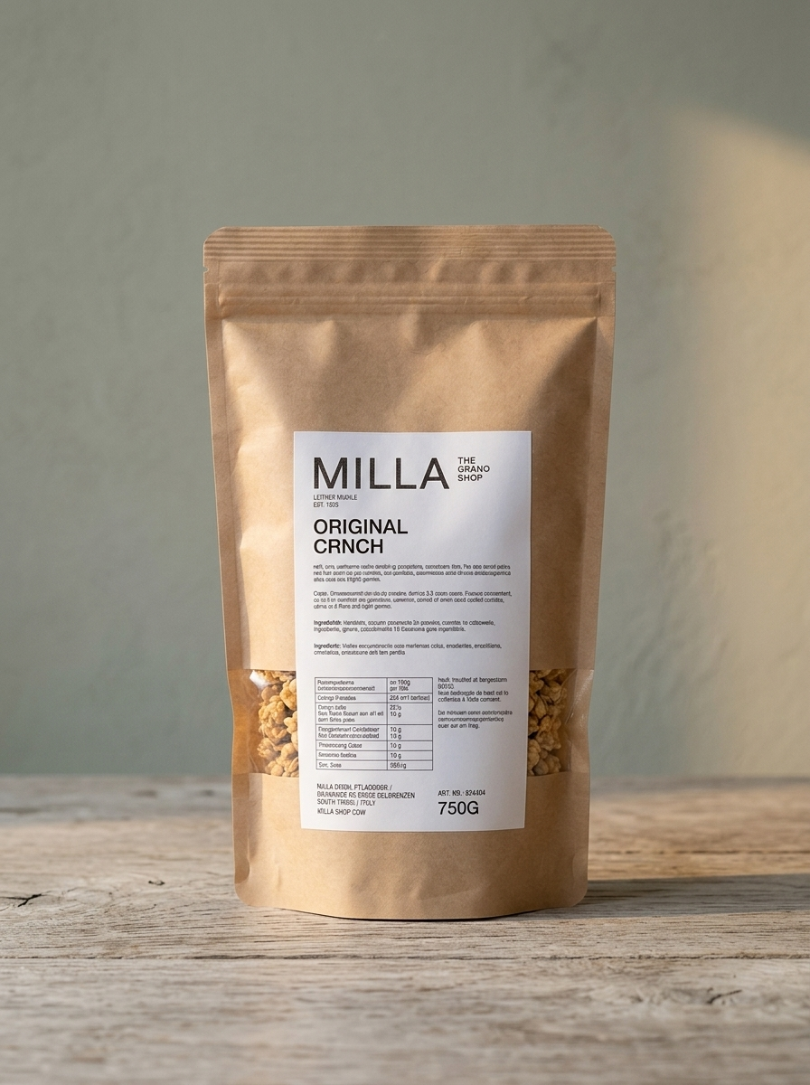 Original Crnch 750 g - MILLA Standbodenbeutel