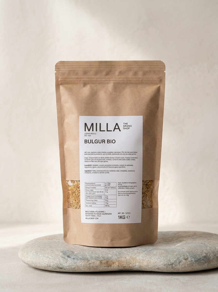 Bulgur Bio 1 kg - MILLA Standbodenbeutel