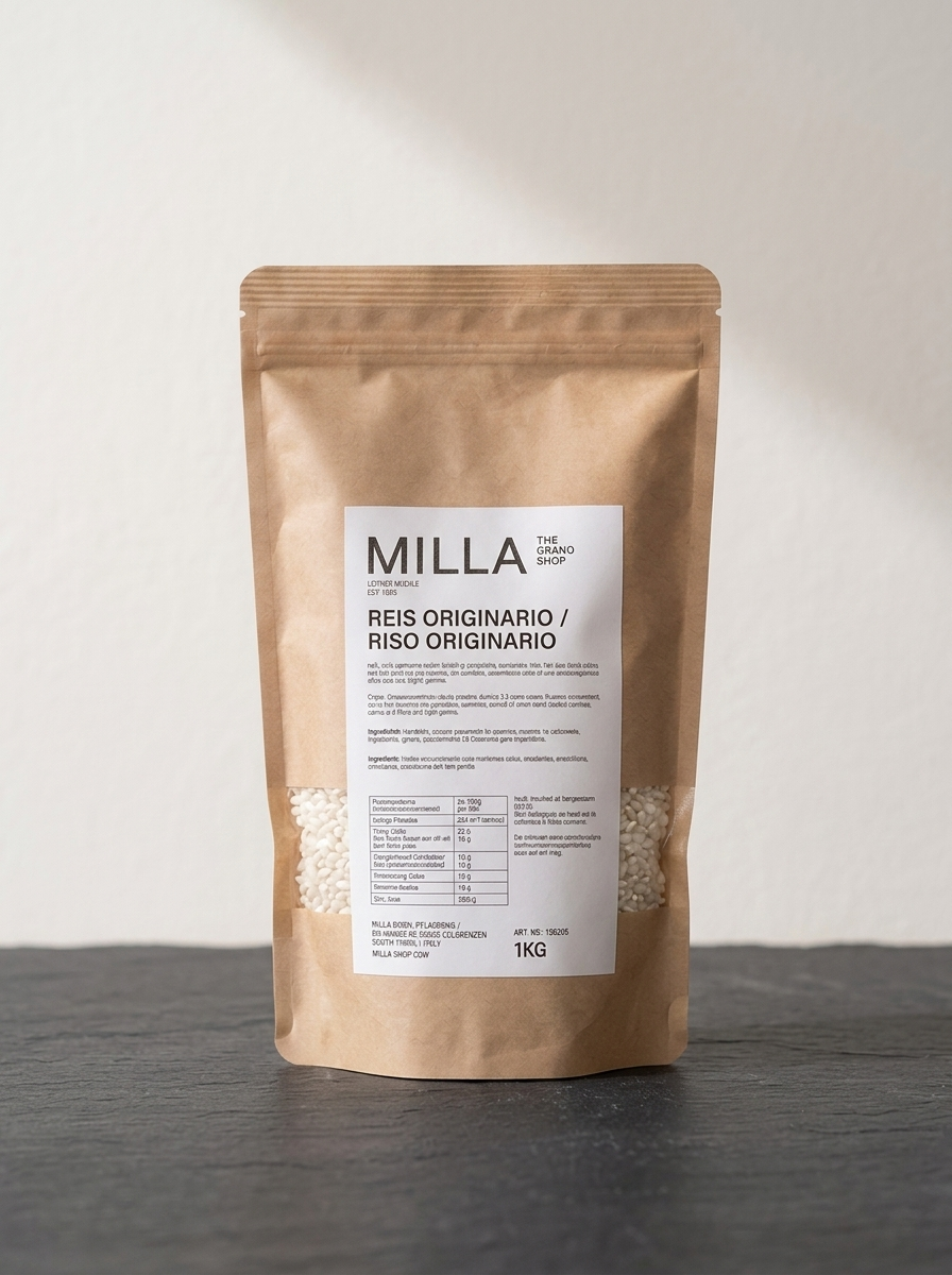 Reis Originario 1 kg - MILLA Standbodenbeutel
