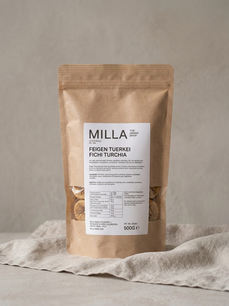 Feigen Tuerkei 500 g - MILLA Standbodenbeutel