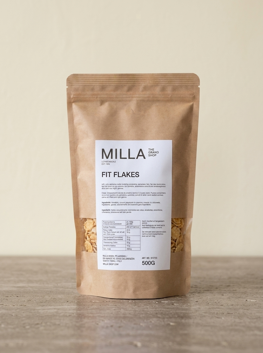 Fit Flakes 500 g - MILLA Standbodenbeutel