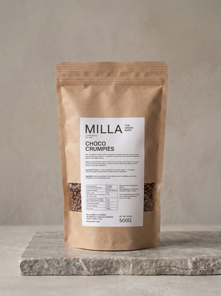 Choco Crumpies 500 g - MILLA Standbodenbeutel