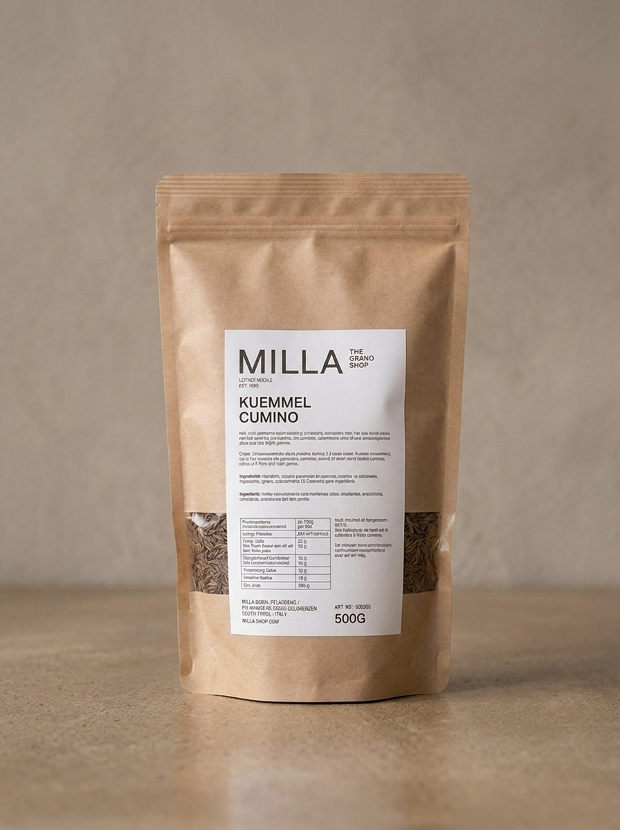 Kuemmel 500 g - MILLA Standbodenbeutel