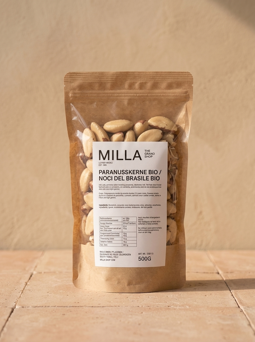 Paranusskerne Bio 500 g - MILLA Standbodenbeutel
