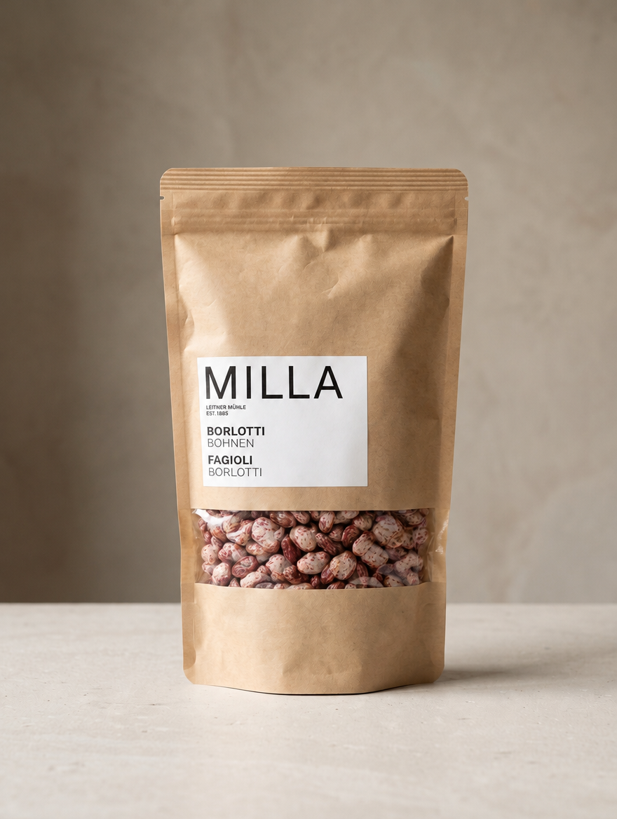 MILLA Borlotti Bohnen 1 kg Doypack