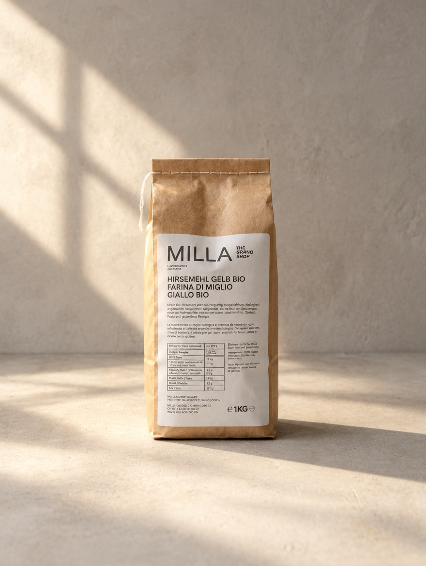 Hirsemehl gelb Bio 1 kg MILLA