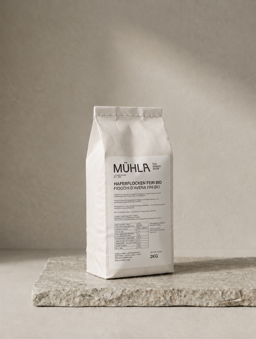 Haferflocken fein Bio 2 kg – MILLA