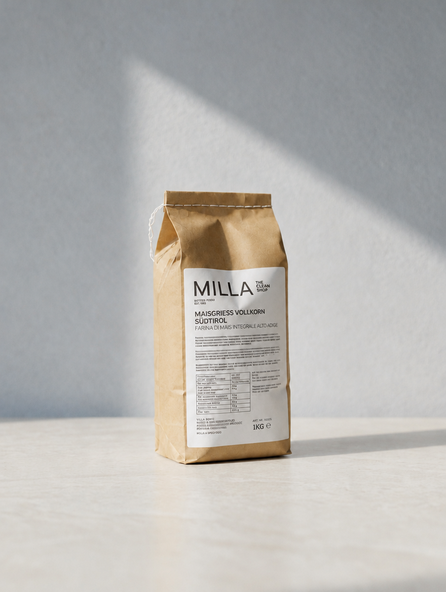 Maisgrieß Vollkorn Südtirol 1 kg – MILLA